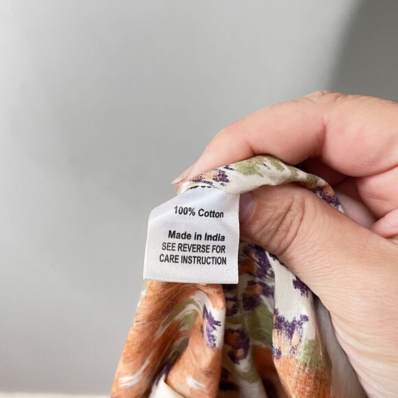 Anthropologie Love The Label Floral Puff Sleeve Maxi Dress- Size XS - NEW with T - Picture 10 of 12